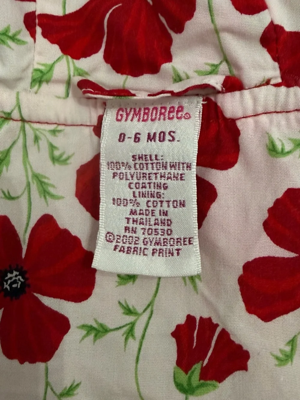 Gymboree water resistant